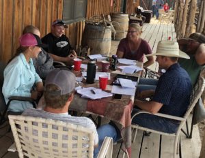 Young ranchers at the Young Adult Rancher Management Workshop